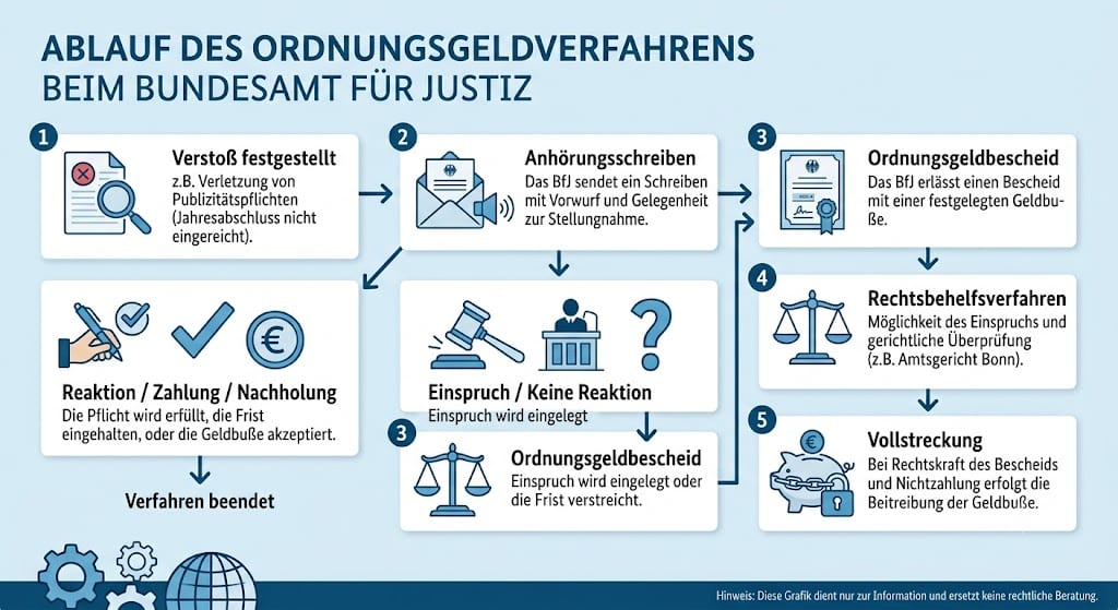Ordnungsgeldverfahren Ablauf